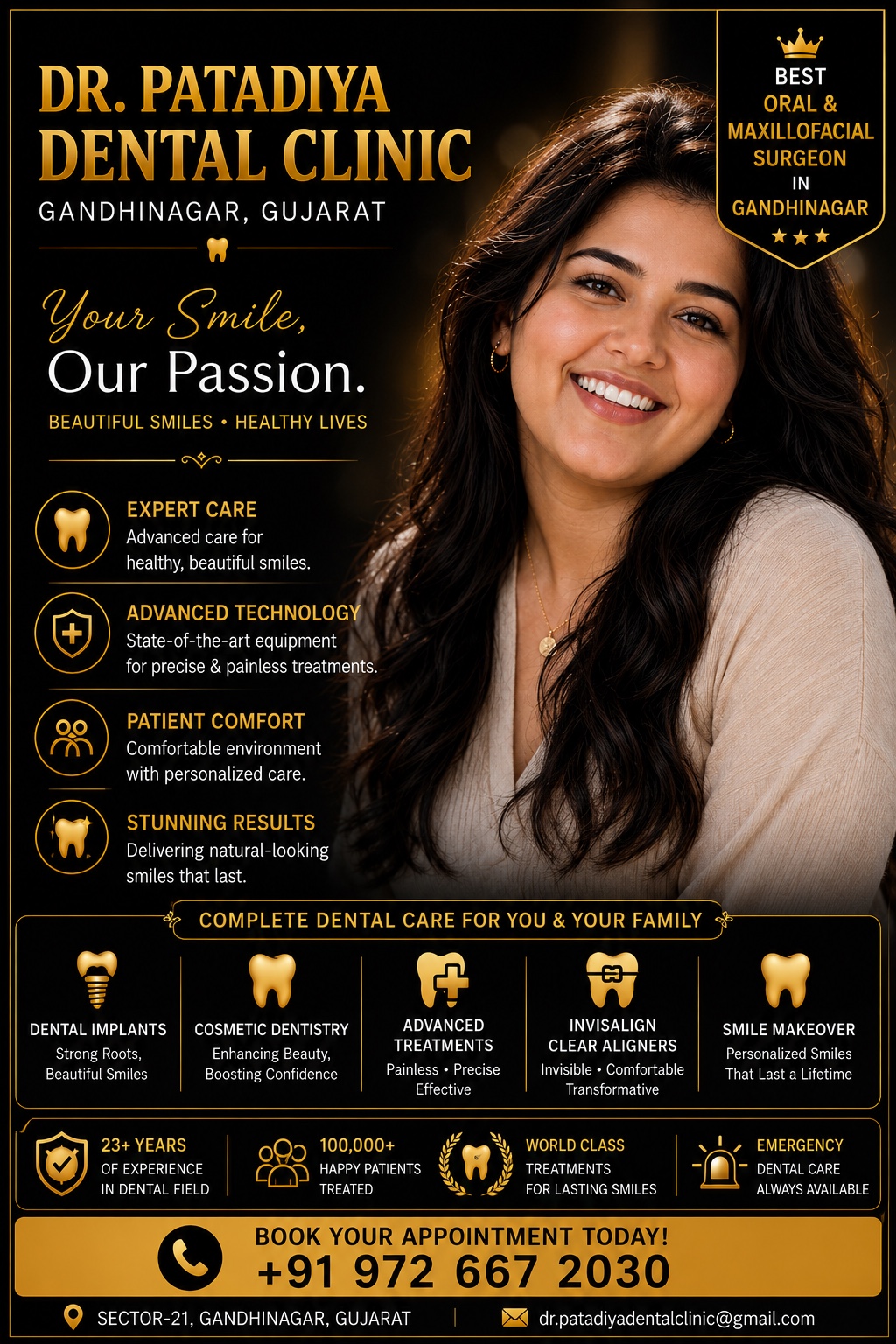 Oral and maxillofacial care in Gandhinagar