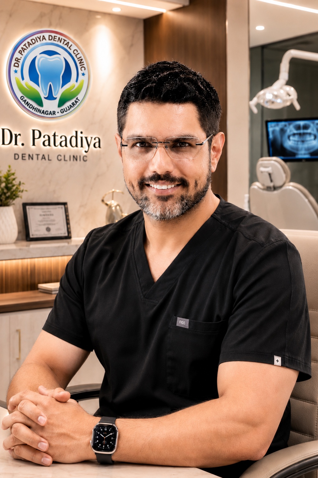 Dr. M. M. Patadiya, B.D.S., M.D.S., Oral and Maxillofacial Surgeon at Dr. Patadiya Dental Clinic Gandhinagar